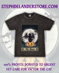 CHARITY BLACK CAT HALLOWEEN TEE