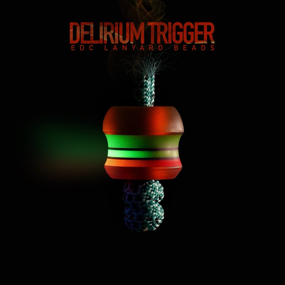 Delirium Trigger EDC lanyard beads (GLOW)