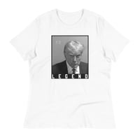 Image 2 of Trump Mugshot LEGEND  - Women's Relaxed T-Shirt from PatriotsCo.com