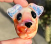 Strawberry Sherbet Puppy Pendant 