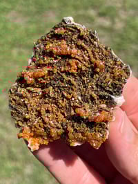 Image 2 of Vanadinite On Black Barite Specimen #2480