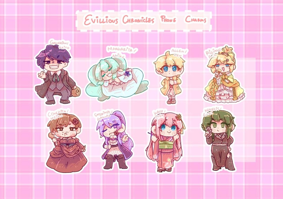 Image of Evillious Chronicles phone charms [PRE-ORDER]