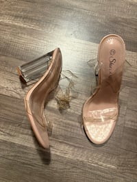 Image 1 of Clear heels 