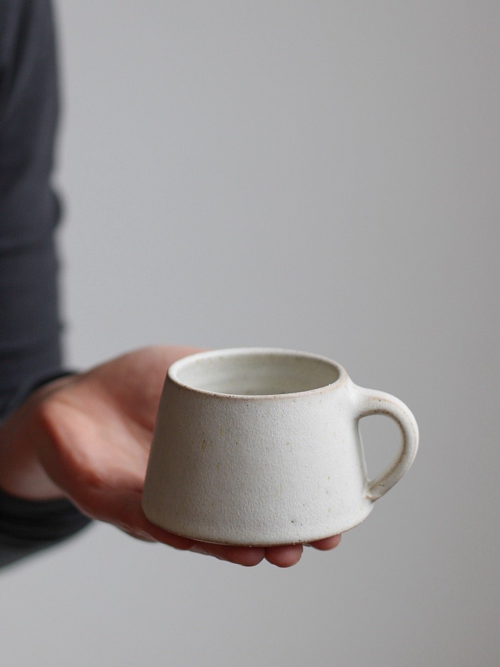 Image of espresso mug in ivory