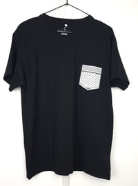 Image 2 of Keffiyeh pocket T-Shirt  Black 