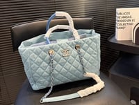 Denim cc tote bag