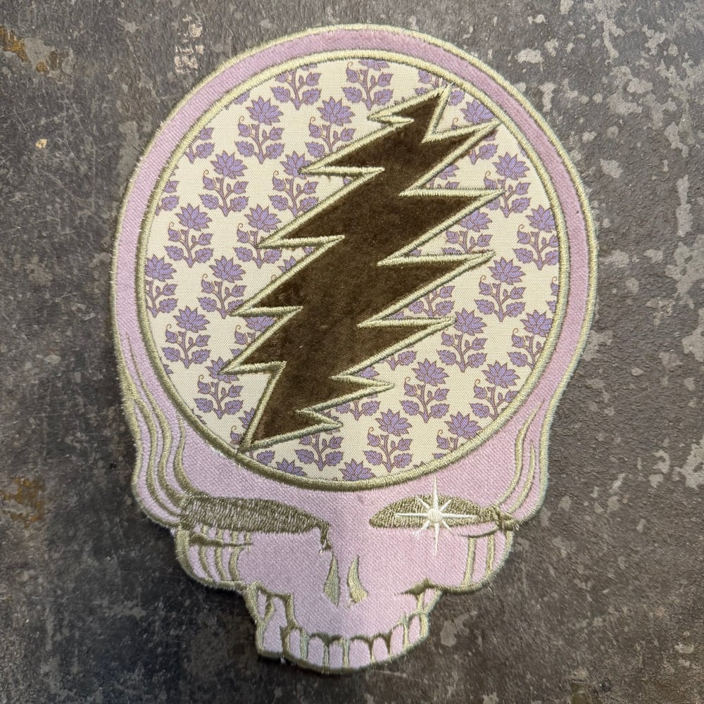 Image of Small Velvet Stealie Patch 5