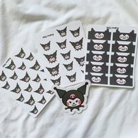 Image 1 of Kuromi x blob stickers