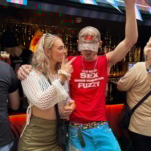 Image of TOO MUCH SEX - Red Tank