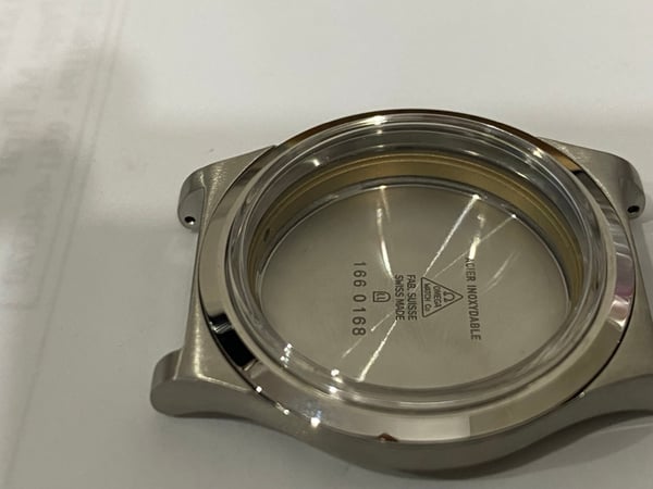Image of OMEGA GENEVE STAINLESS STEEL GENTS WATCH KIT,NEW,ref 166 0168