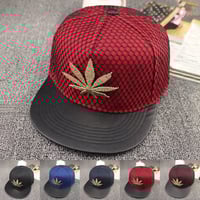 Image 1 of Unisex Maple Leaf Adjustable Cap 