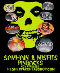 Image 1 of SAMHAIN / MISFITS PINBAACKS
