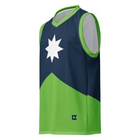 Image 1 of Wolves/Lynx Fan Flag Basketball Jersey