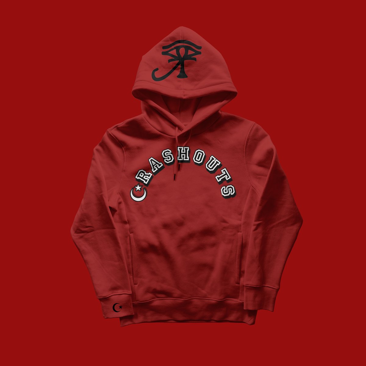 Image of Crashout hoodie(red)