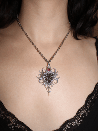 Image 3 of Mirror Heart #2 - Necklace