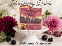 Blackberry Dahlia Goat Milk Soap