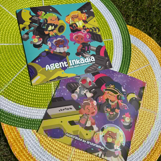 🍋 AGENT INKADIA Shooting Starfish ~ ARTBOOK 7x7 INCH