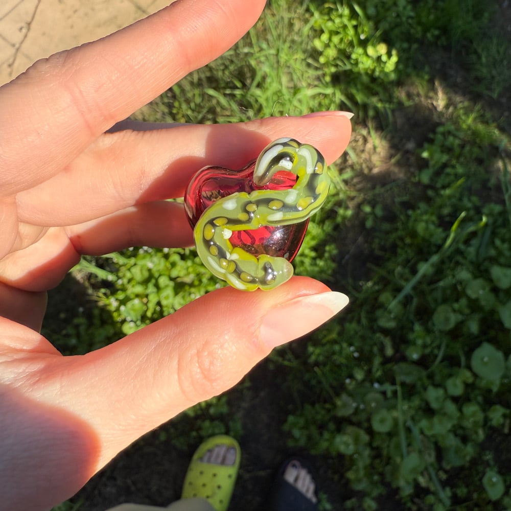 Image of Love Bug Heart Pendants 