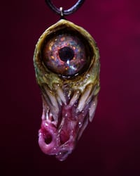 Image 2 of Custom Handmade Opal Eyed Pendant|Opal Eyed Cyclops Pendant|Handmade|OOAK| Morgans Mutations