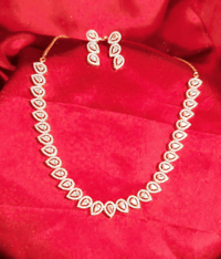 Image 2 of Alia_Premium Australian Diamond Set with Earrings