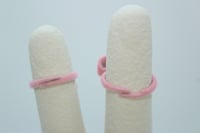 Image 6 of Pink Bow & Bear Ring Set