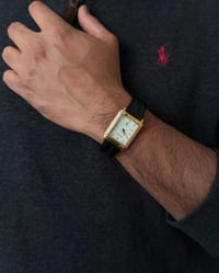 Image 2 of Classic BULOVA Black Leather Men’s / Unisex Watch 