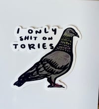 Image 1 of Shit On Tories Vinyl Sticker