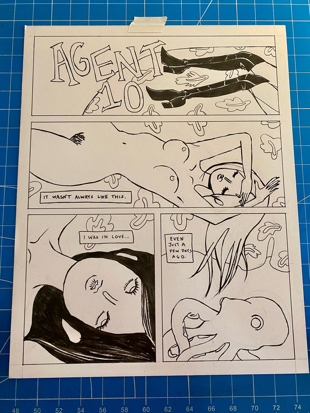 AGENT 10 original comic page