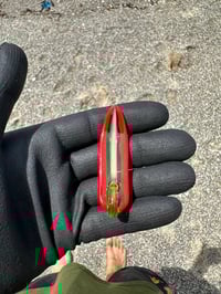 Image 1 of Surfboard Pendant Ketchup Red and Plantphibian Green 