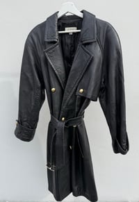 Image 1 of Leather Trench 