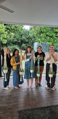 Image 2 of New Private Group | Macrame Plant Hanger Workshop