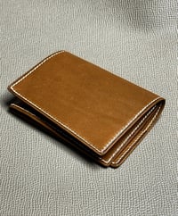 Image 3 of Barenia Cardholder N°3 - 3 Slots Caramel Calfskin Card Holder