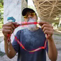 Image 6 of Too High Lanyard (Red)