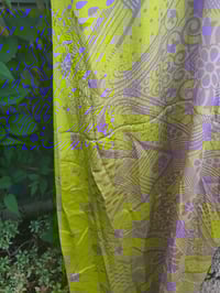 Image 4 of PEFKOS MAXI DRESS -Lime Green Blue  Size 10-18 uk copy