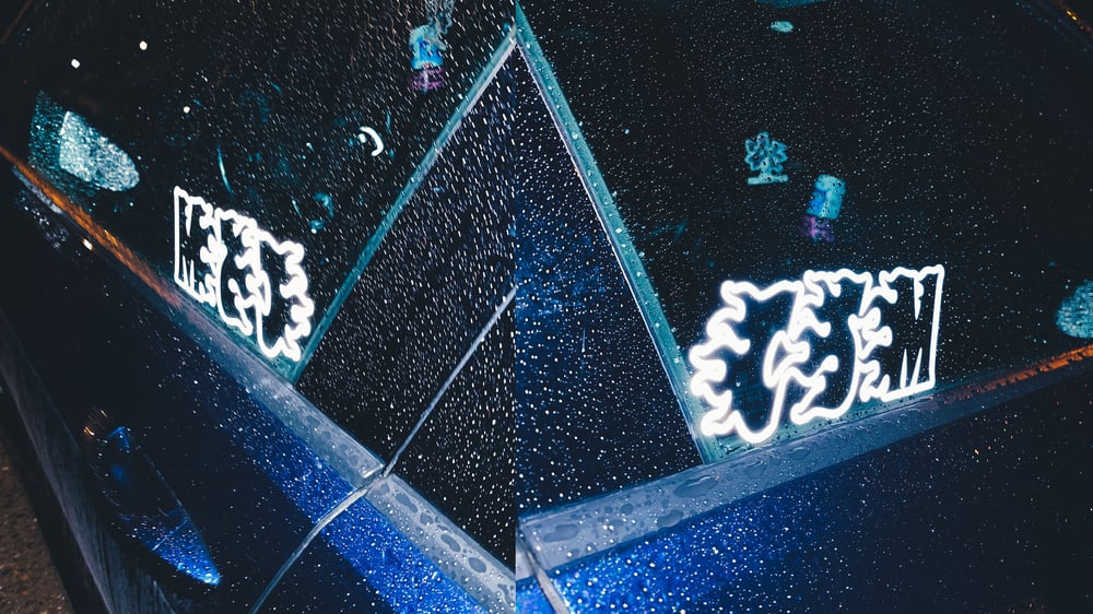 Image of Flame Monogram Mirrored Pairs