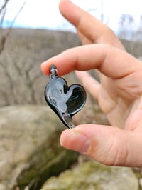 Image 1 of Charcoal Heart Pendant