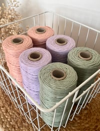 Image 1 of Twisted cotton macramé string 3mm 100m, 100% Cotton Cord