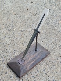 Image 1 of integral damascus dagger