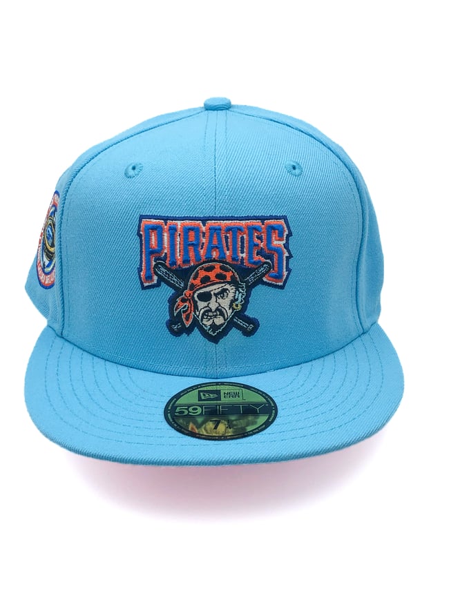 Pittsburg Pirates MyFitteds Sky Blue Orange UV