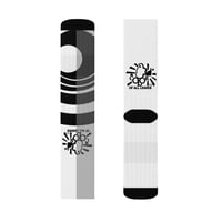 Image 3 of SOCKS of the BLACK ROSE By color of all leaves