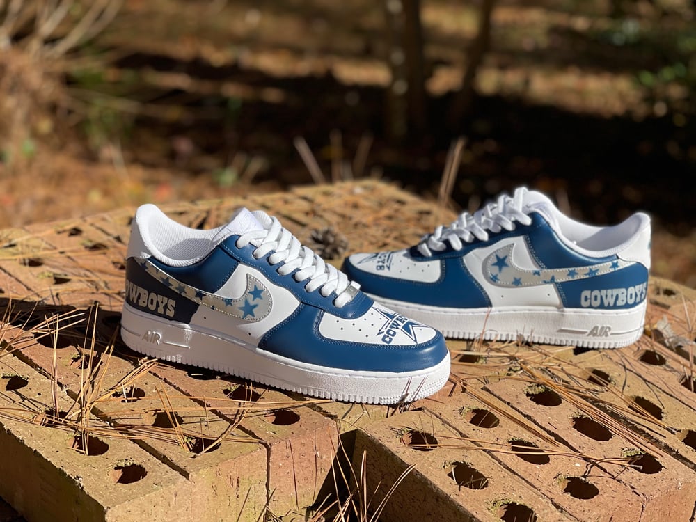 Image of Custom Dallas Cowboys Nike Air Force One 