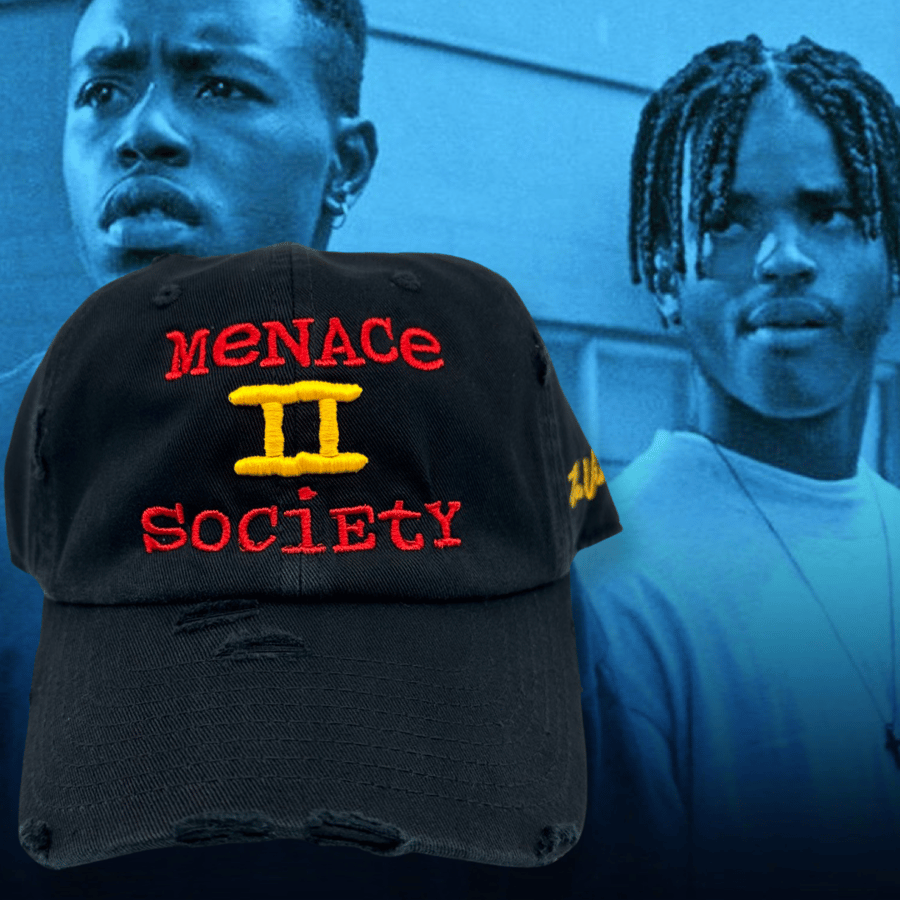 Image of Black Menace II Society Movie Dad Cap Hat 90s Classic