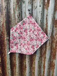 Pink Floral Neck Scarve