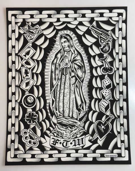 Image of Guadalupe print 11 x 14
