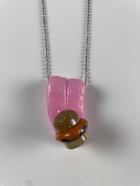 rosburgglass x Ryder Cheeseburger tongue pendant 