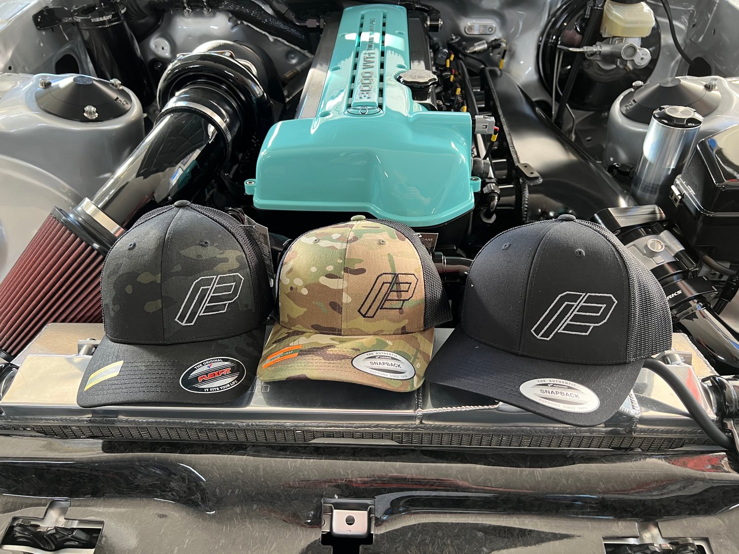 Image of PF FlexFit & Snap Back Hats 