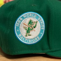 Image 2 of New Baltimore Orioles 1966 World Series "Space Pack" Fitted Size 7 1/8