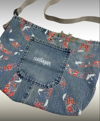 Image 3 of Blue Bag made from pants