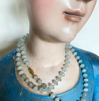 Image 1 of EXTRA LONG AQUAMARINE NECKLACE 
