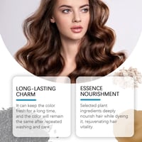 Image 2 of Hair Shampoo Herbal Essence Plant Extract Moisturizing Care Household Scalp Cleaning Hair Shampoo
